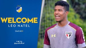 Leia mais sobre o artigo APOEL anuncia chegada do Léo Natel por empréstimo