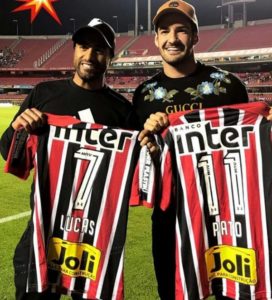 Leia mais sobre o artigo Pato, Lucas e Thiago Mendes presenciam vitória do São Paulo sobre o Botafogo