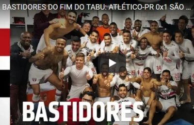 Leia mais sobre o artigo BASTIDORES DO FIM DO TABU: ATLÉTICO-PR 0x1 SÃO PAULO | SPFCTV