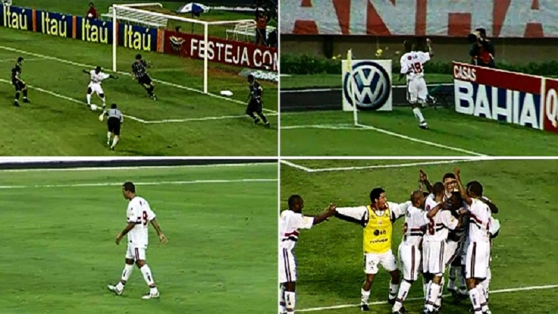 Leia mais sobre o artigo A lembrança de um Majestoso inesquecível, São Paulo 3 x 0 Corinthians, 2003, com gol de calcanhar de Simplicio