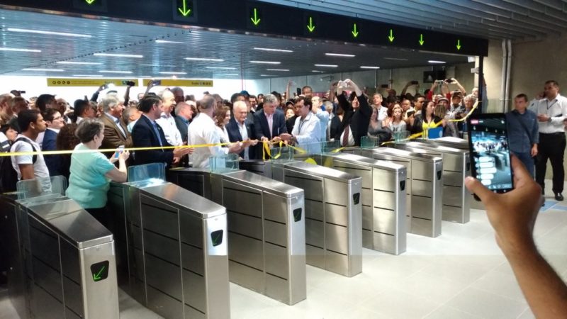 Leia mais sobre o artigo Com presença do prefeito de São Paulo e do Leco, Estação São Paulo-Morumbi é inaugurada