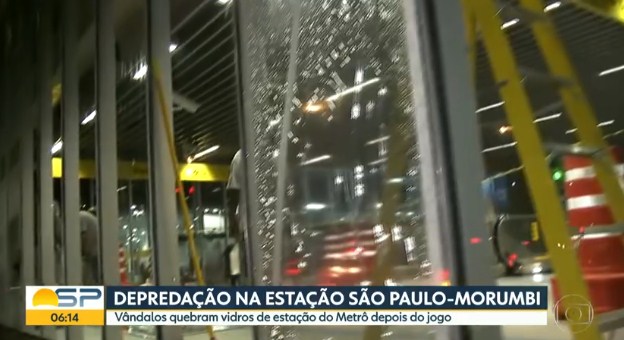 Leia mais sobre o artigo Após eliminação, torcedores encontraram estação São Paulo-Morumbi fechada e tentaram invadir