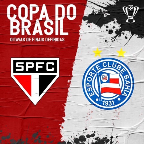 Leia mais sobre o artigo Saíram as datas de São Paulo e Bahia nas oitavas da Copa do Brasil