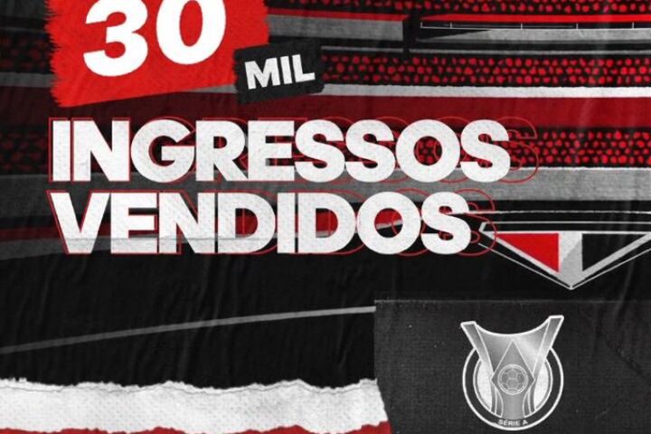 Momento bilheteria: CASA CHEIA! São Paulo anuncia 30 mil ingressos vendidos para domingo (19)