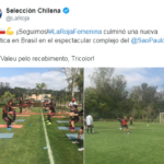 Enquanto Brasil treina na Barra Funda, seleção feminina do Chile treinou no CT de Cotia