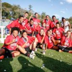 As jogadoras do São Paulo comemoram título do Brasileirão Feminino A-2 nas redes sociais