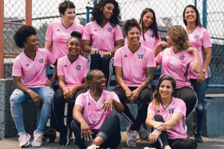 Outubro Rosa! Adidas cria camisa especial para São Paulo e parte da renda será ao Femama