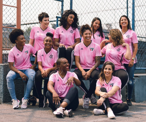 Leia mais sobre o artigo Outubro Rosa! Adidas cria camisa especial para São Paulo e parte da renda será ao Femama