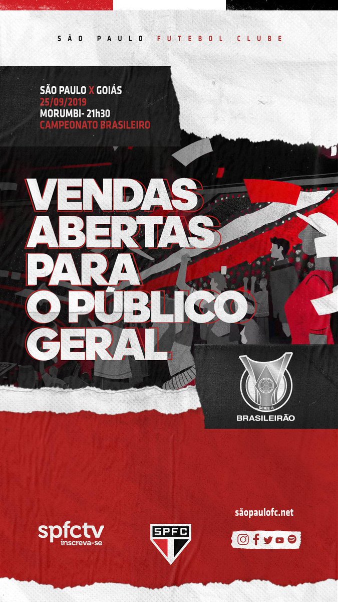 Leia mais sobre o artigo Momento bilheteria: Vendas de ingressos para jogo entre São Paulo e Goiás estão abertas