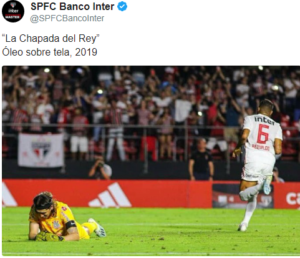 Leia mais sobre o artigo Olha o meme! São Paulo e Banco Inter não perdem tempo após vitória no Majestoso