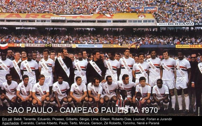 Leia mais sobre o artigo Após título na Copa de 70, São Paulo de Gerson bateu Santos de Pelé nos dois jogos
