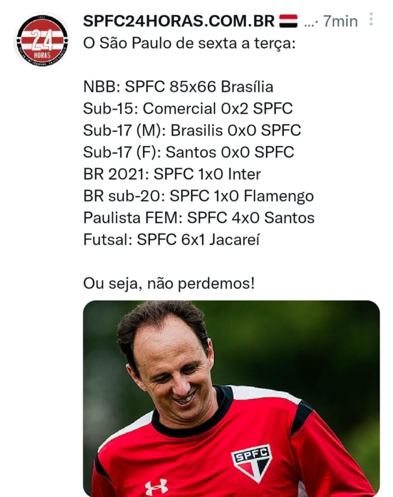 Leia mais sobre o artigo De sexta a terça: Oito jogos, seis vitórias e nenhuma derrota do São Paulo