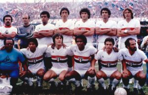 Time Tricolor enfileirado para grande final do Paulista de 1981.