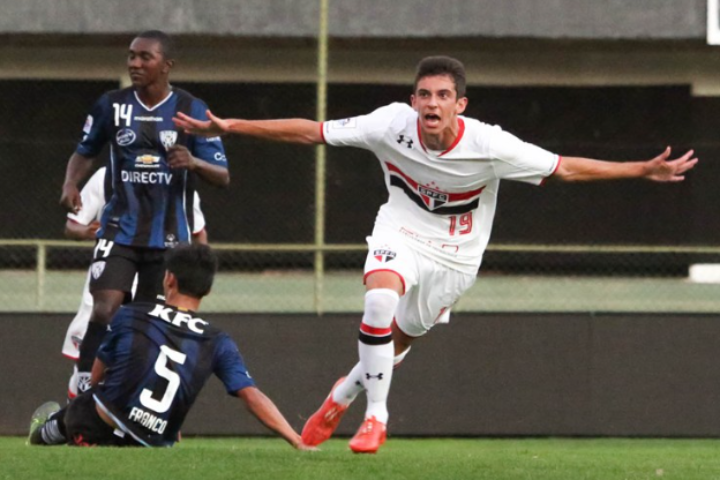 São Paulo aplicou goleada de 8×0 contra o Del Valle na Libertadores sub-20 em 2016