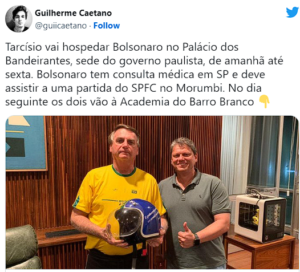 Leia mais sobre o artigo Ex-presidente do Brasil pode assistir partida do São Paulo contra Sport no Morumbi