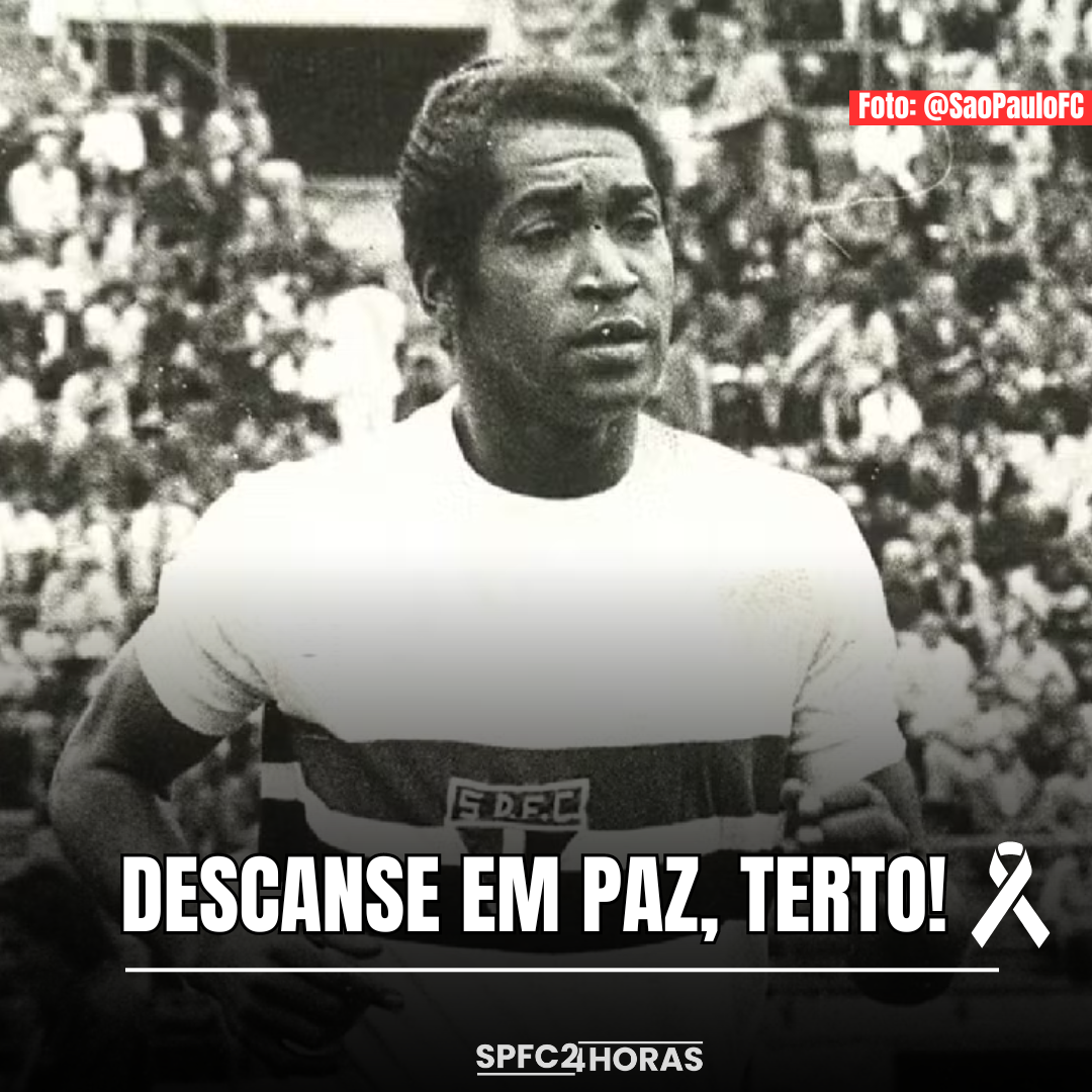 Leia mais sobre o artigo Ídolo do São Paulo, Terto faleceu aos 77 anos