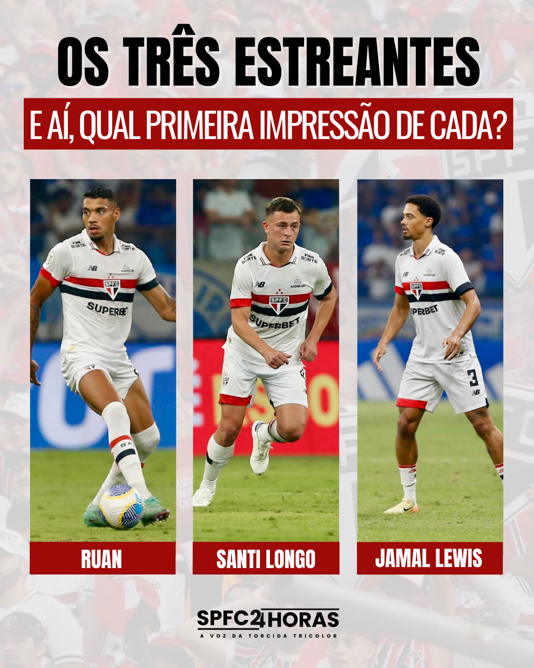 Leia mais sobre o artigo Trio estreia pelo São Paulo, confira os números