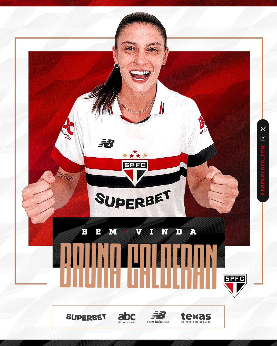 Leia mais sobre o artigo Bruna Calderan, Karla Alves, Anny e Day Silva: Venha conhecer os novos reforços do São Paulo!