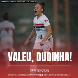 Leia mais sobre o artigo São Paulo acerta a venda de Dudinha para o Estados Unidos
