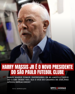 Leia mais sobre o artigo Conheça Harry Massis Junior, o novo presidente do São Paulo