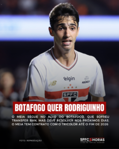 Leia mais sobre o artigo Botafogo insiste na contratação de Rodriguinho e São Paulo se vê pressionado