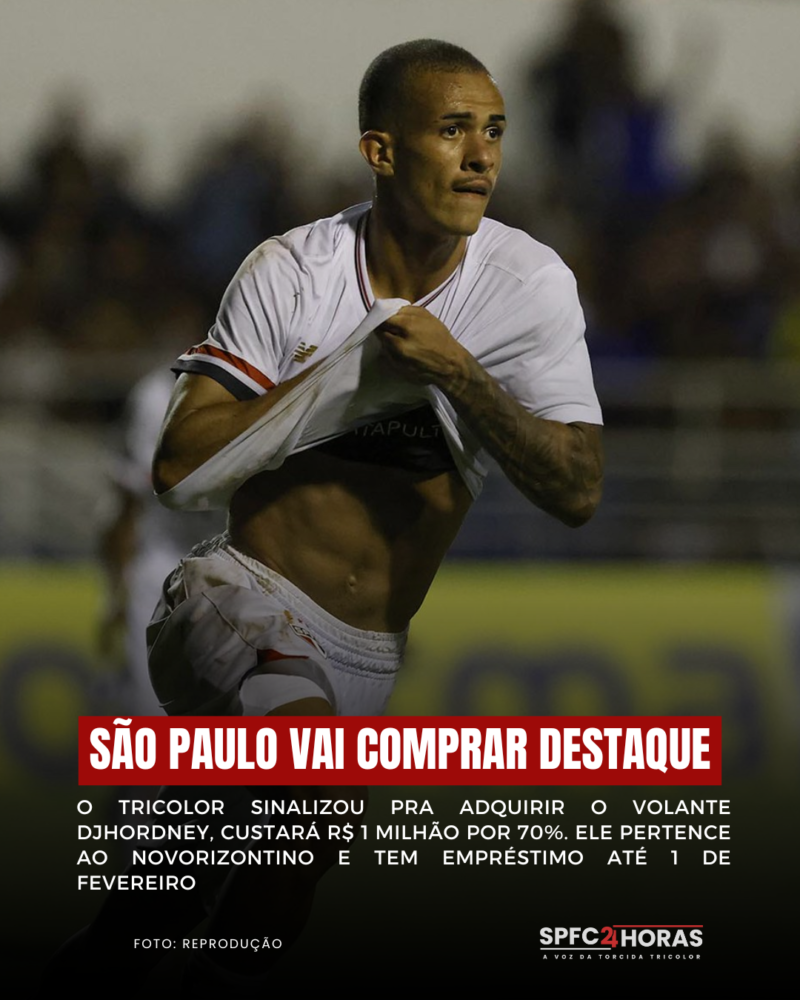 Leia mais sobre o artigo São Paulo vai contratar destaque da Copinha 2026