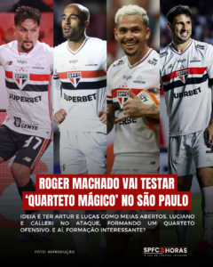 Leia mais sobre o artigo Roger Machado sonha com quarteto mágico no ataque são-paulino