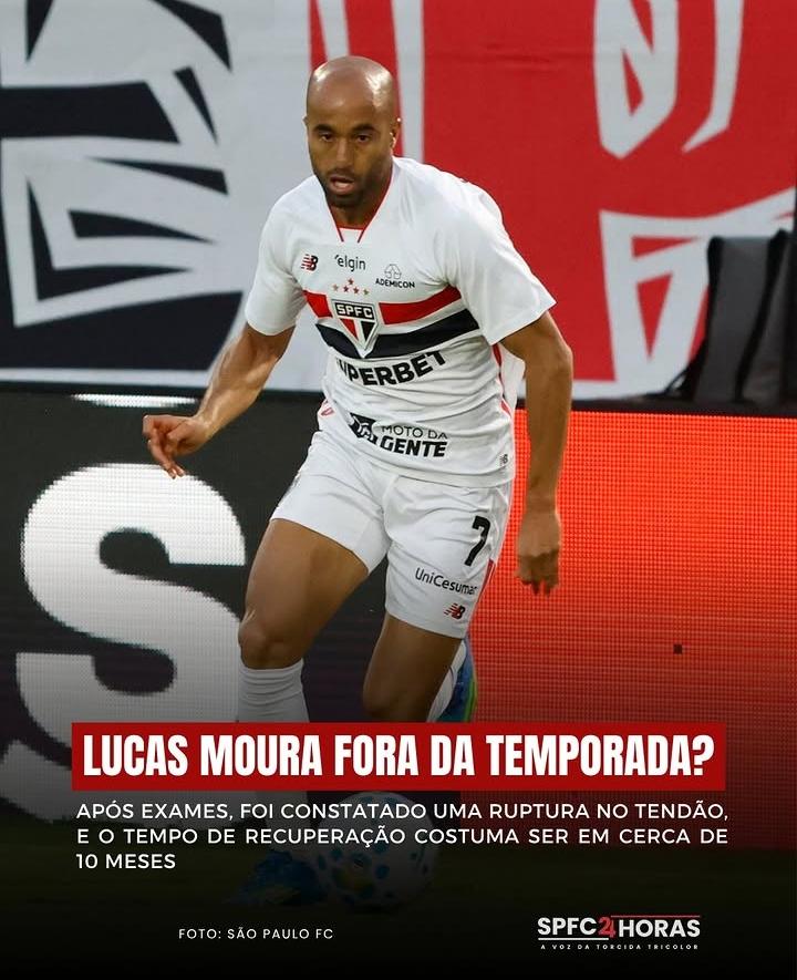 Leia mais sobre o artigo Lucas sai lesionado novamente e está fora da temporada 2026. E agora?